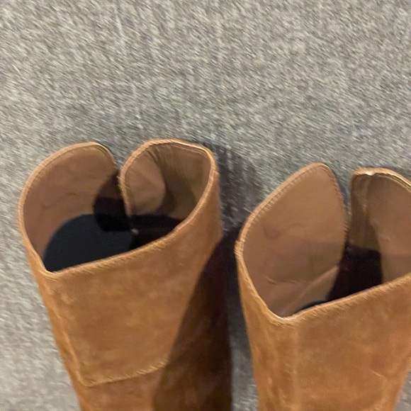 Steve Madden Brown with Suede Finish Palisade Chestnut Leather Knee High Boots - Picture 9 of 15